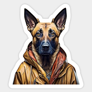 Harlem Style East Coast Belgian Malinois Sticker